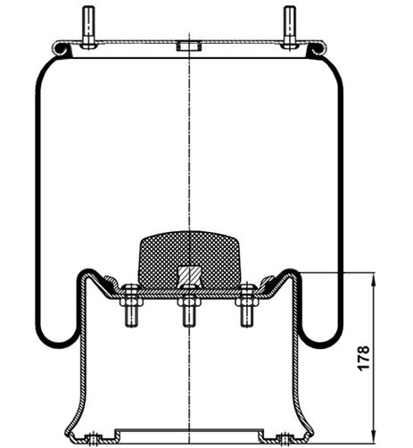 Körük Komple Metal Piston 4028Np02 - 40.88.164.90160