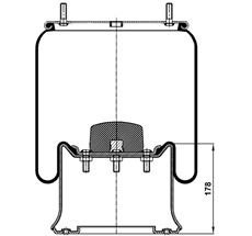 40.88.164.90160 - Körük Komple Metal Piston 4028Np02