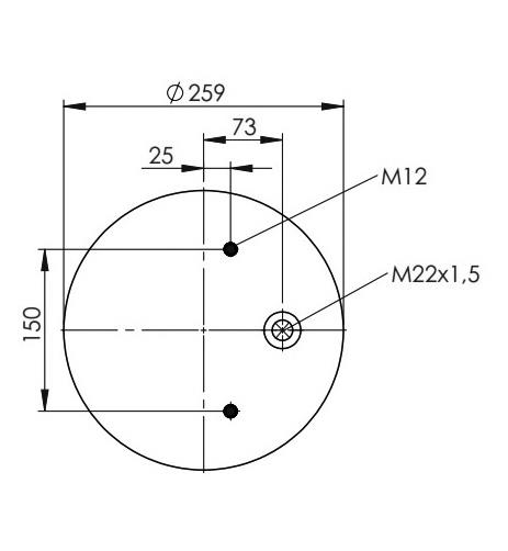 Körük Komple Plastik Pıston 2621V - 41.88.164.90320