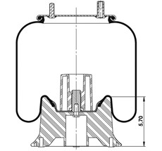 42.88.164.90308 - Körük Komple Plastik Piston 4159Np13