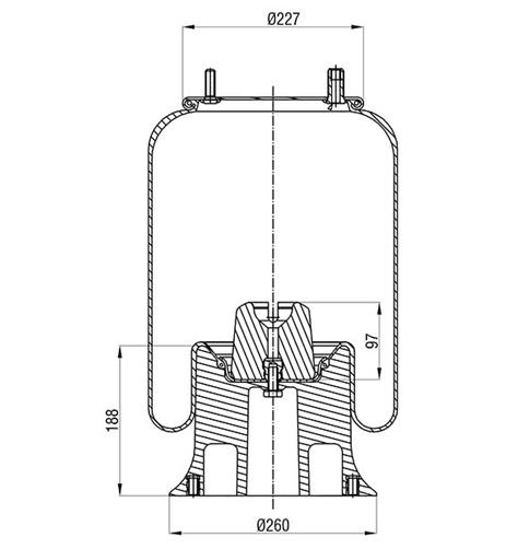 Körük Komple Aliminum Piston 4159Np14 - 85.88.164.90376