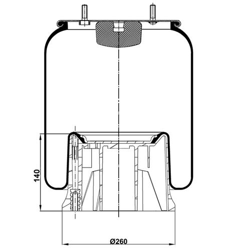 Körük Komple Plastik Piston 810Mb - 92.88.164.90260