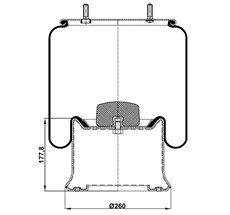 92.88.164.90263 - Körük Komple Metal Piston 3811-02K