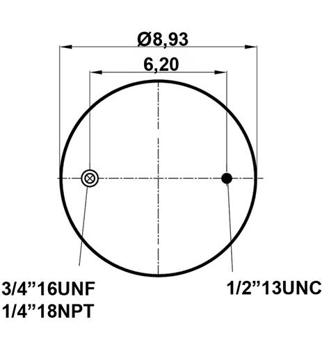 Körük Komple Plastik Piston 4156Np10 - 92.88.164.90347