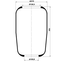 15.88.777.90845 - Körük Roll 1Sc260-32