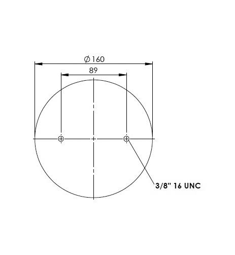 2 Katlı Körük Komple D220mm G3/4-16Unf-1/4-18Npt - 42.88.777.91149