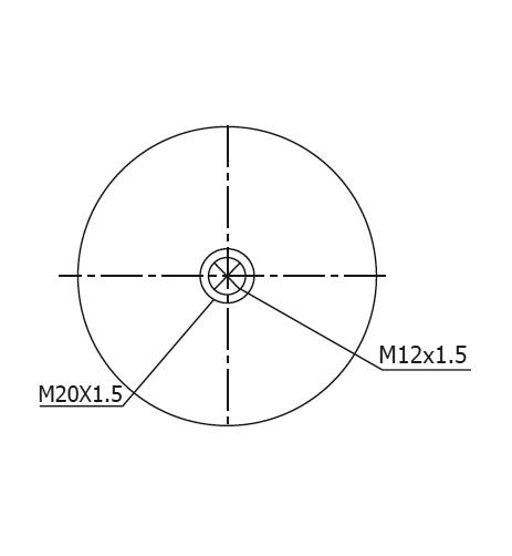 2 Katlı Körük Komple D220mm M20-M12 3/8 16Unc - 83.88.777.91152