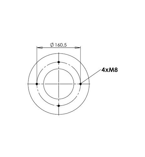 2 Katlı Körük Komple D220mm M8 - 83.88.777.91057