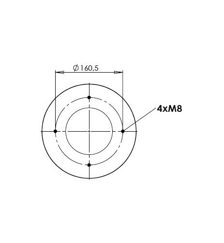 2 Katlı Körük Komple D220mm M8 - 83.88.777.91057