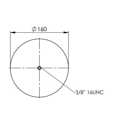 2 Katlı Körük Komple D225mm 1/4Npt -3/8-16 Unf - 42.88.777.91142