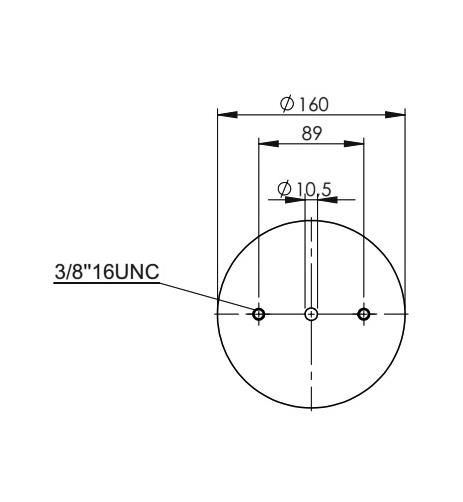 2 Katlı Körük Komple D220mm G3/4-14Npt-G1/2 - 83.88.777.91236