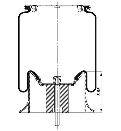 Körük Komple Plastik Piston W013588852 - 42.88.777.90778