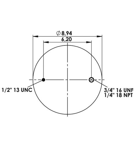 Körük Komple Plastik Piston W013589321 - 42.88.777.90745