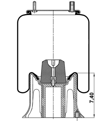 Körük Komple Plastik Piston W013589394 - 42.88.777.90766