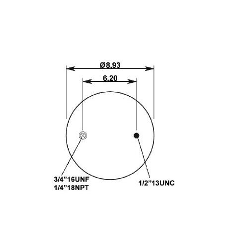 Körük Komple Plastik Piston W013589203 - 42.88.777.90784