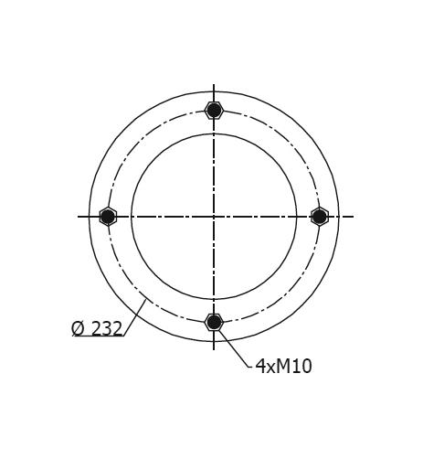 2 Katlı Körük Komple D300mm M16 - M10x8 - 85.88.777.91105