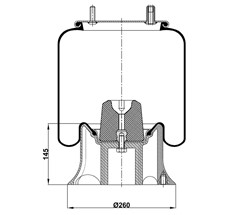 42.88.777.90951 - Körük Komple Plastik Piston W01m589229