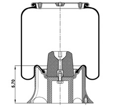 42.88.777.90952 - Körük Komple Plastik Piston 34156-06 Cpp