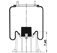 42.88.777.90744 - Körük Komple Metal Piston W013589321