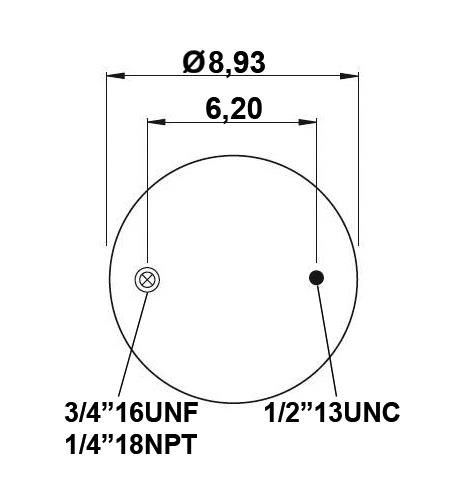 Körük Komple Metal Piston W013589321 - 42.88.777.90744