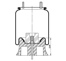 42.88.777.90786 - Körük Komple Plastik Piston W013589243