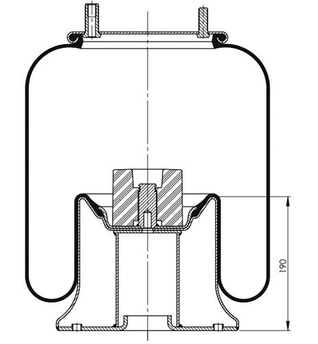 Körük Komple Metal Piston W013589367 - 42.88.777.90816