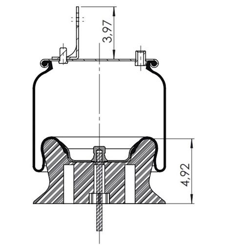 Körük Komple Plastik Piston W013589875 - 45.88.777.91232