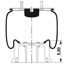 42.88.777.90732 - Körük Komple Metal Piston W013589121