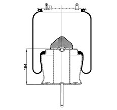 13.88.777.91017 - Körük Komple Metal Piston 6710Np03