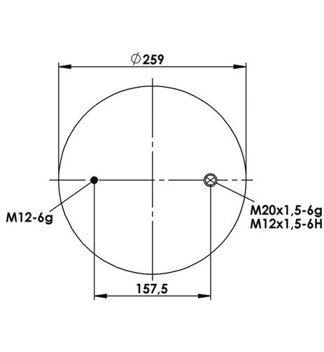 Körük Komple Metal Piston 4963Np01 - 39.88.777.91021