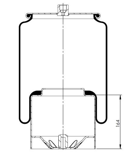 Körük Komple Metal Piston 6123Np40 - 39.88.777.91224