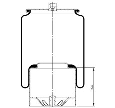 39.88.777.91224 - Körük Komple Metal Piston 6123Np40