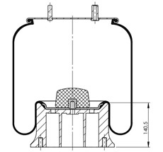 45.88.777.91231 - Körük Komple Plastik Piston W013589141