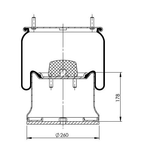 Körük Komple Metal Piston 4023Np08 - 84.88.777.90972