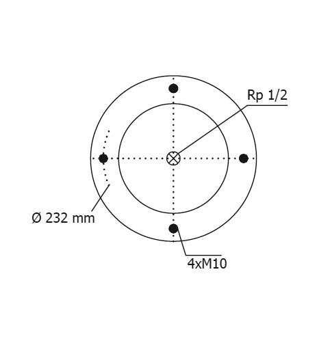 3 Katlı Körük Komple D300mm Rp1/2 M10x8 - 83.88.777.91170