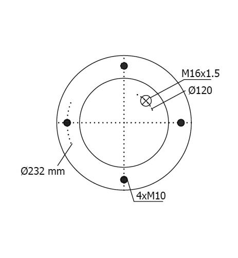 3 Katlı Körük Komple D300mm M16 M10x8 - 83.88.777.91171