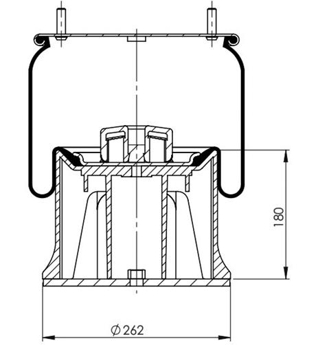 Air Spring With Plastic Piston 4023Np08 - 92.88.777.90964