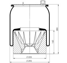 39.88.777.91216 - Körük Komple Plastic Piston 6120Np49