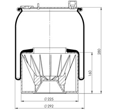 39.88.777.91238 - Körük Komple Plastic Piston 6120Np48