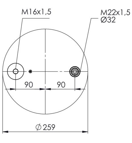 Körük Komple Plastic Piston 6120Np48 - 39.88.777.91238