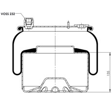 39.88.777.91225 - Körük Komple Metal Piston 6126Np40