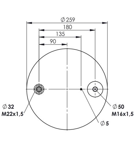 Körük Komple Metal Piston 6126Np40 - 39.88.777.91225