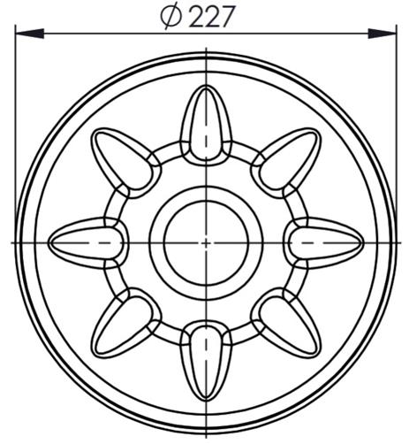 Körük Komple Metal Piston 6126Np40 - 39.88.777.91225