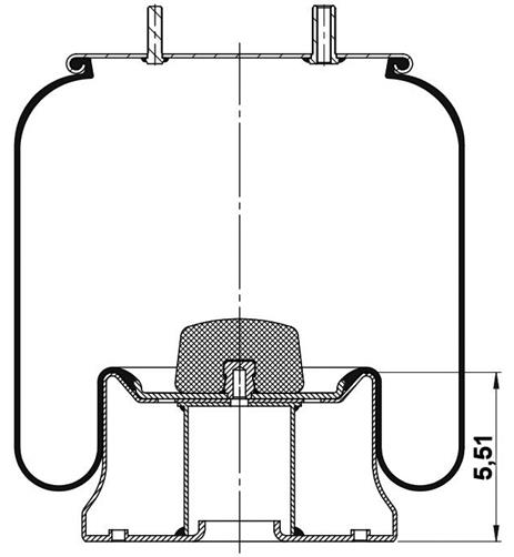 Körük Komple Metal Piston W013589141 - 42.88.777.90804