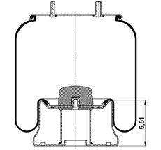 42.88.777.90804 - Körük Komple Metal Piston W013589141