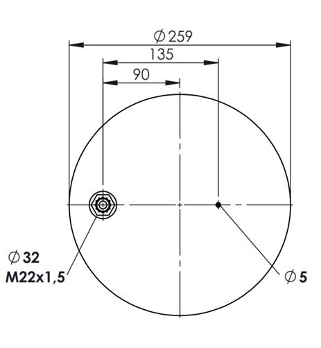 Komple Metal Pistonlu Körük 6126Np41 - 39.88.777.91226