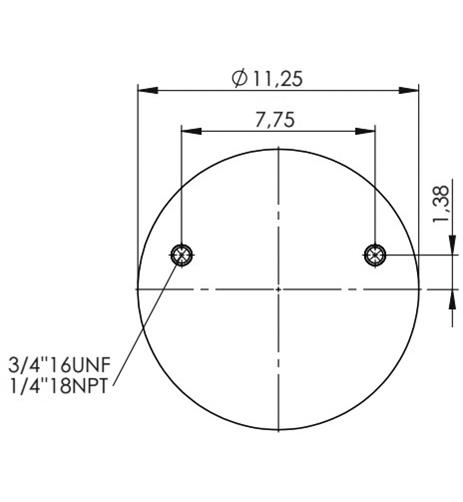 Air Spring W/O Piston W013588050 - 42.88.777.90684