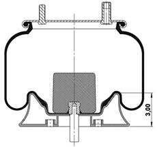 42.88.777.90730 - Körük Komple Metal Piston W013589039