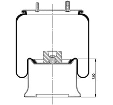 42.88.777.90733 - Körük Komple Metal Piston W013589122