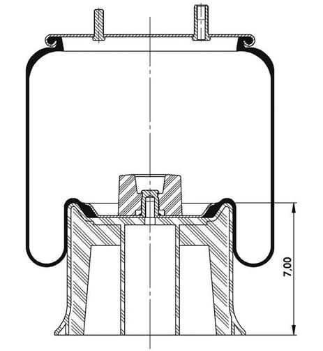 Körük Komple Plastik Piston W013589122 - 42.88.777.90734